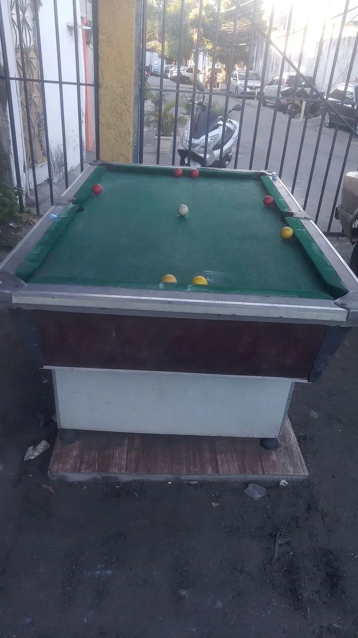 Sinuca ardósia precisa de reforma no fundo R$800 - Foto 4