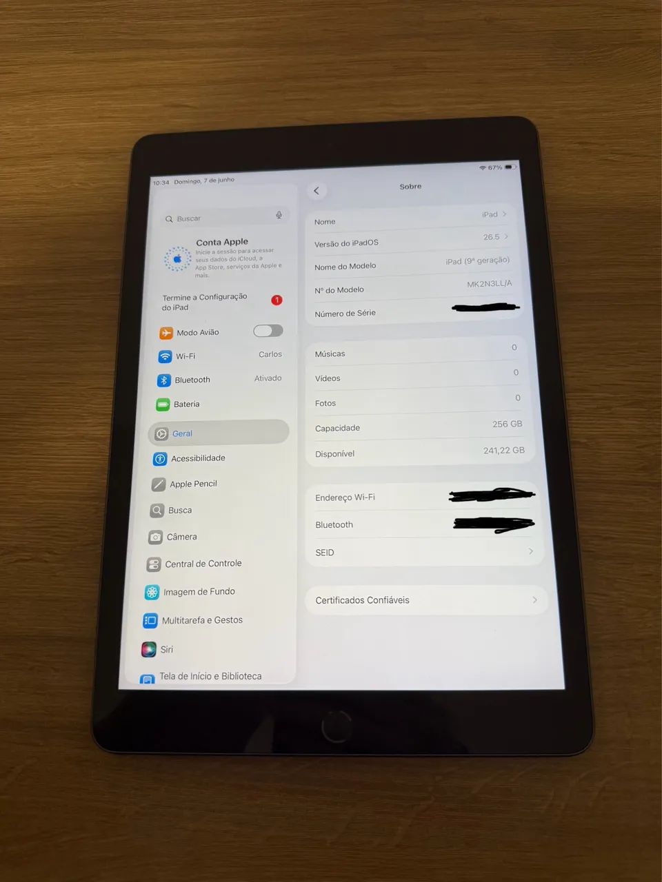 iPad (9 Geração) - Wi-fi 256gb - Cinza Espacial - Foto 5