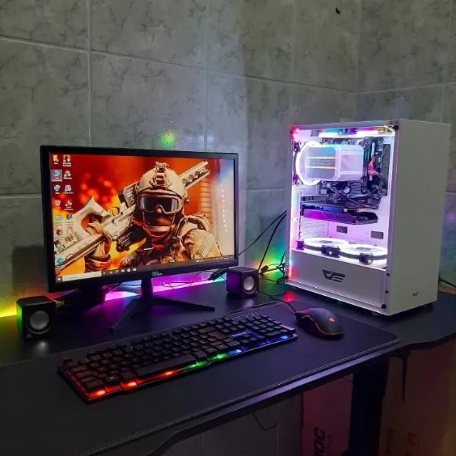 PC Completo Intel Core i7 + Monitor 20" + Placa de vídeo de 4GB