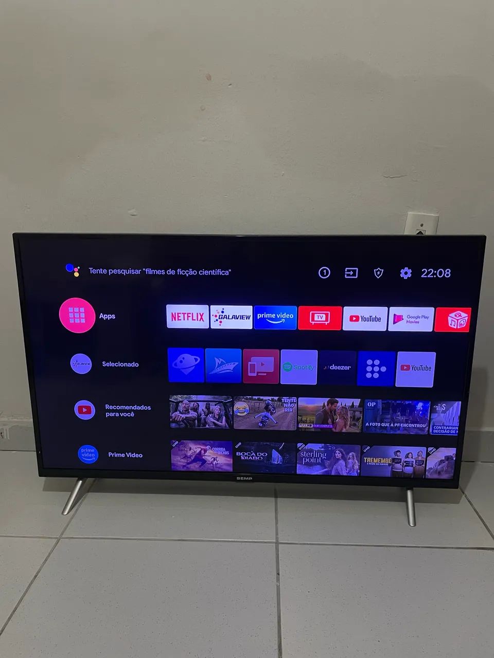 Smart tv Sempe 43 (vendo ou troco) - Foto 4