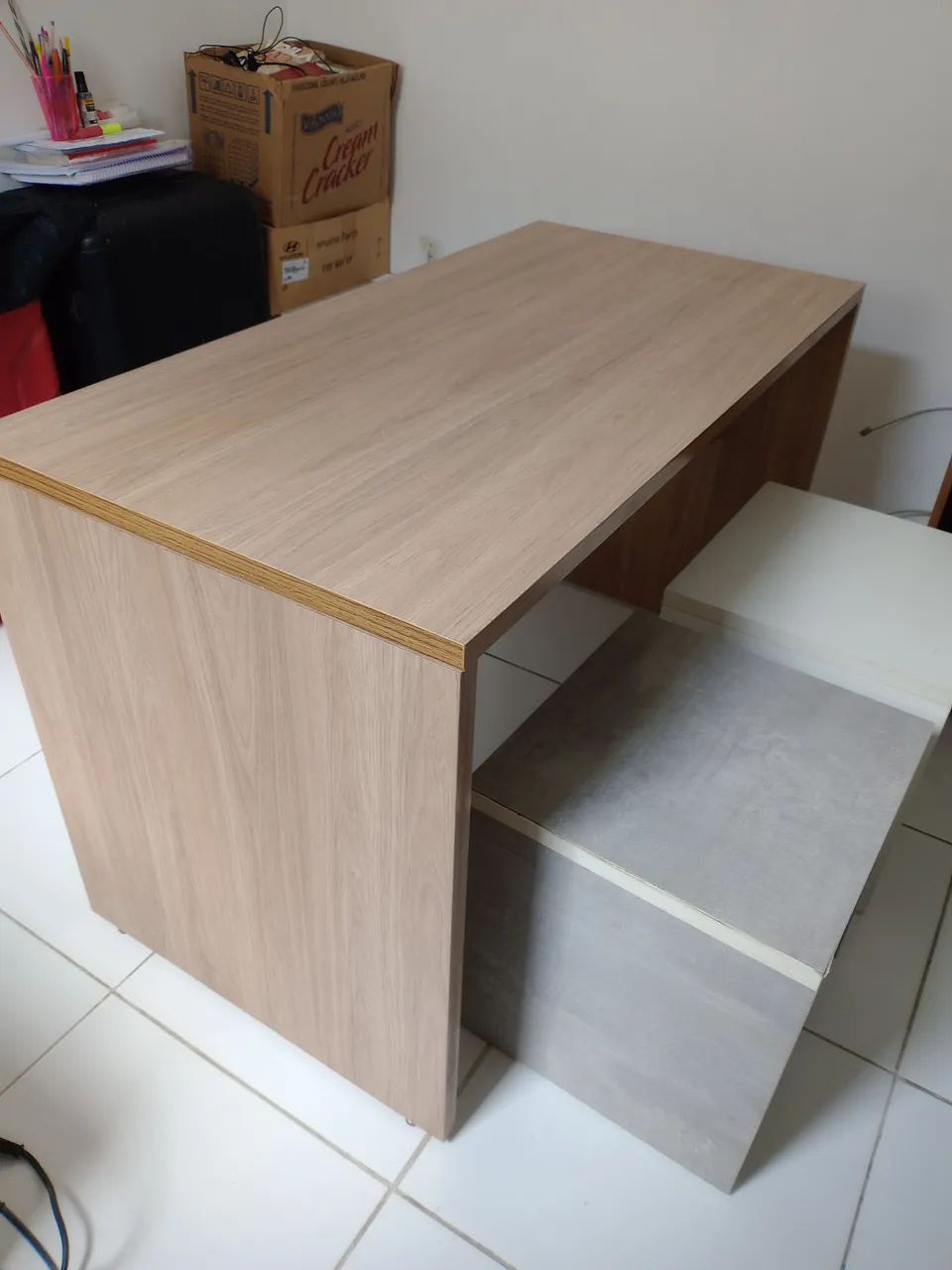 Mesa com 4 cadeiras (bancos) - Foto 3