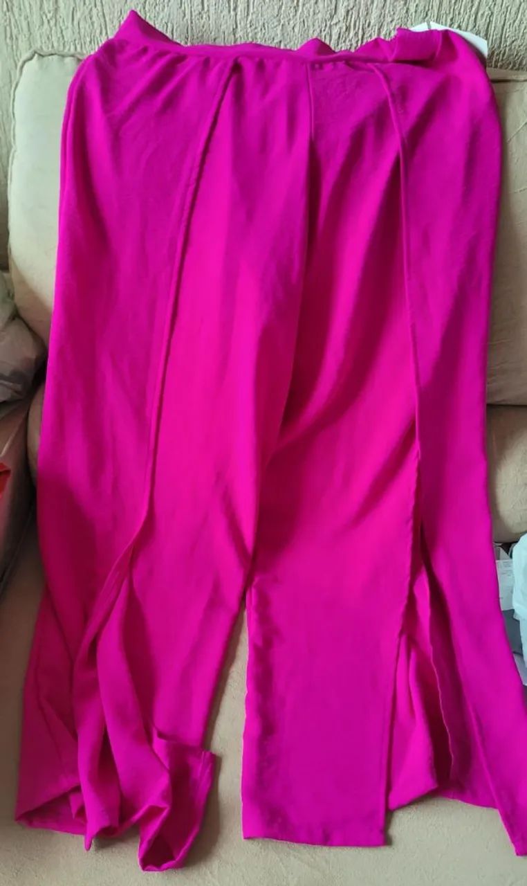 Vendo CALÇA CREPE PINK NOVA - Foto 5