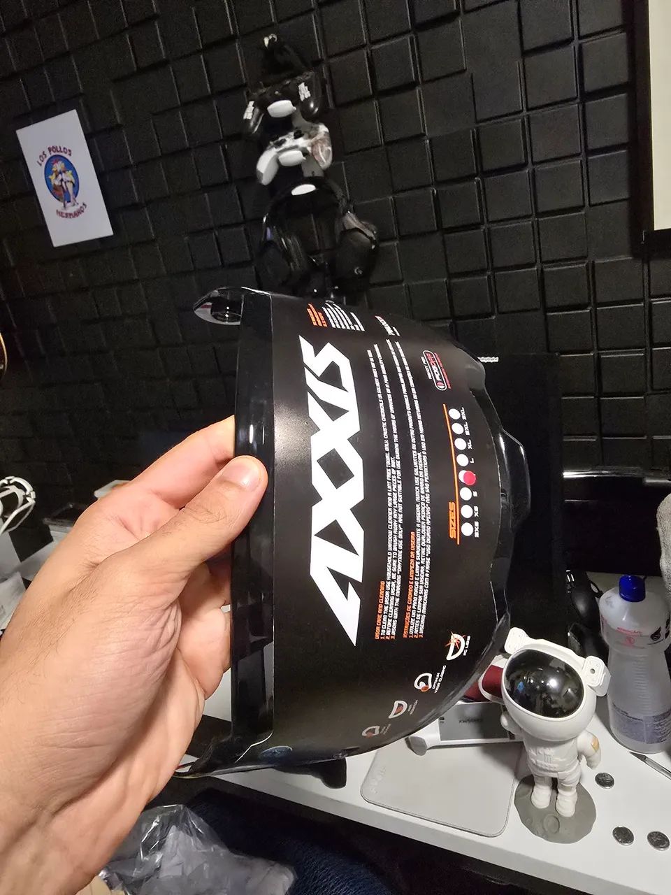 Viseira fumê capacete axxis panther SV - zera - Peças para motos