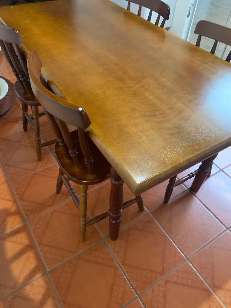Mesa De Madeira 6 Cadeiras - Foto 4