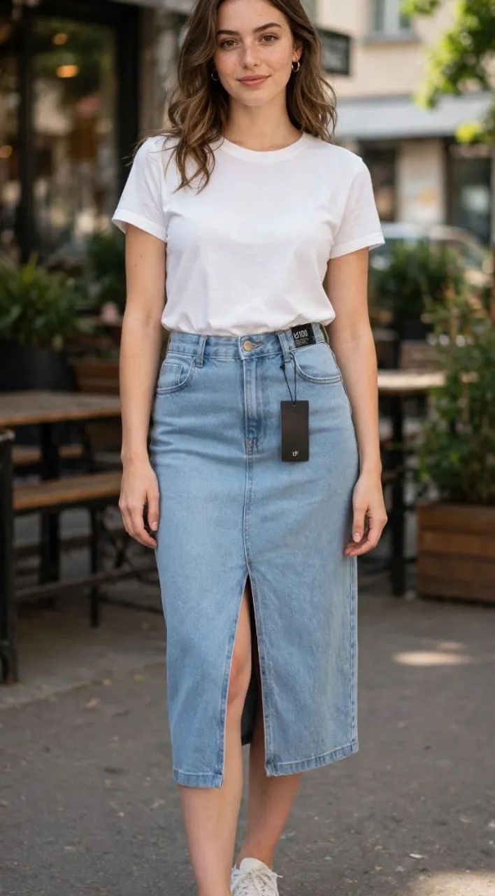 Saia jeans  - Foto 3