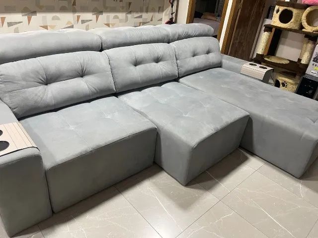 Sofa 3 Lugares Tamanho Grande - Foto 5