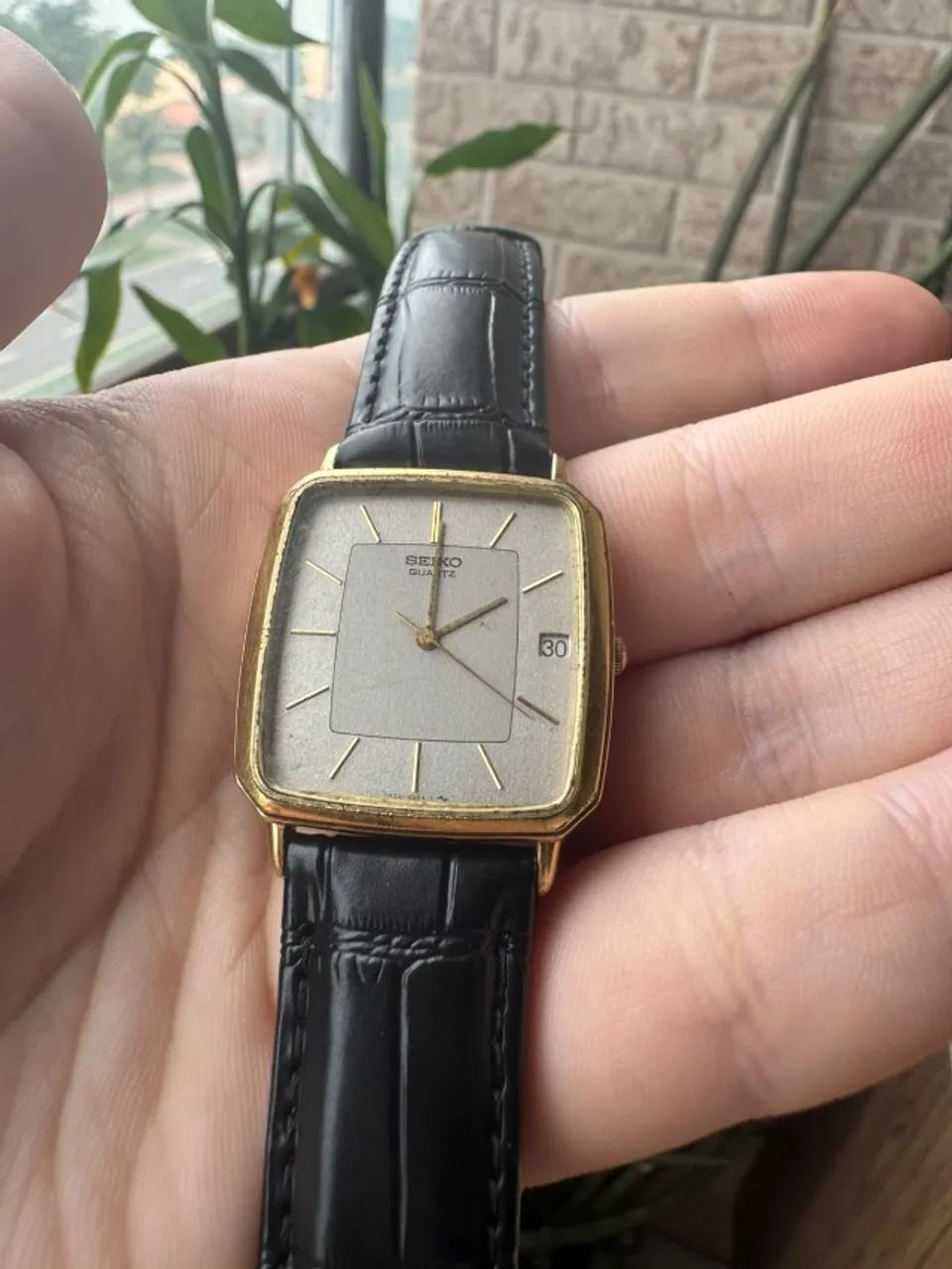 Seiko Tank Vintage Raro | Quartzo | Funcionando