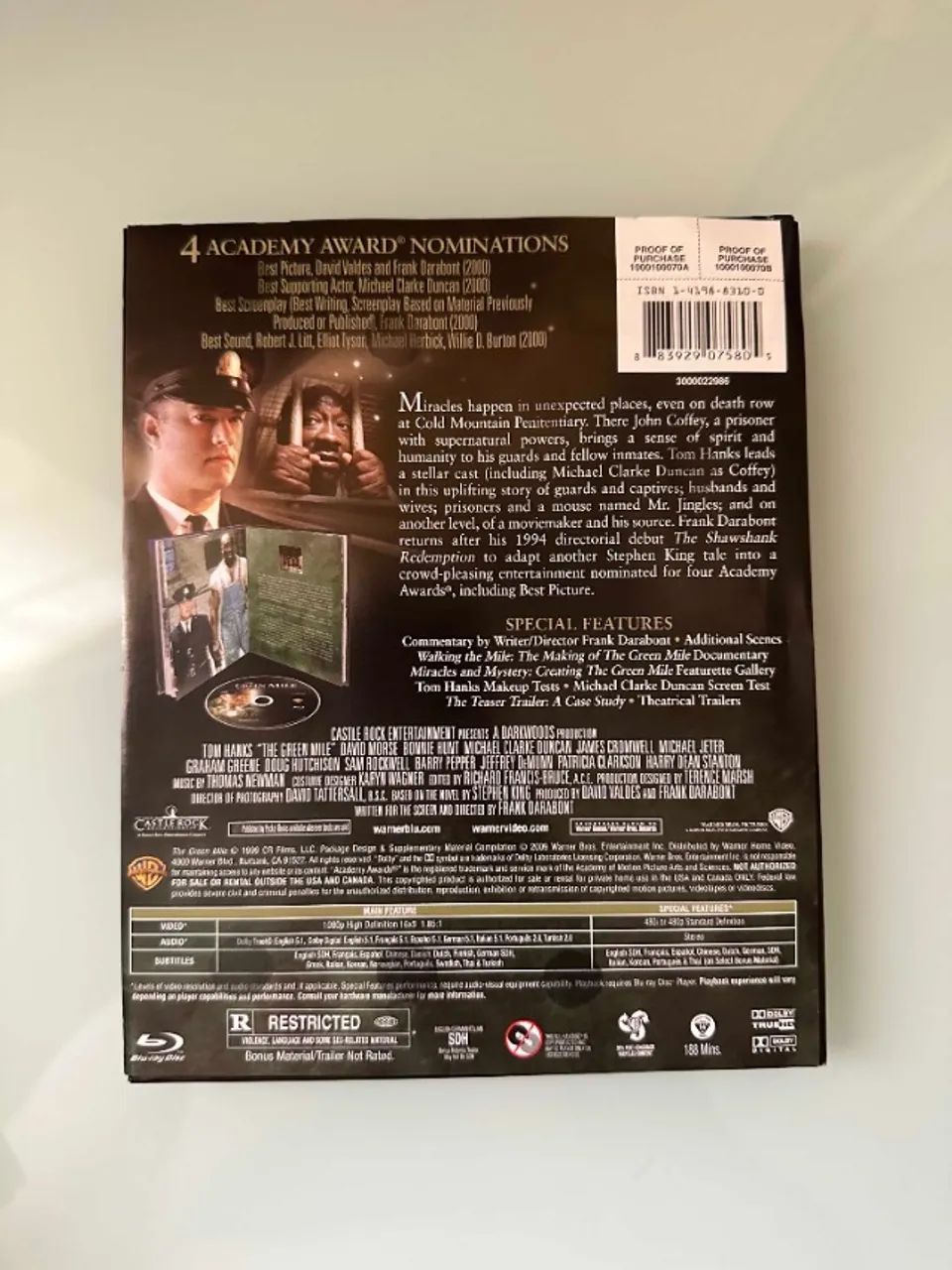 Blu-ray Digibook / A Espera De Um Milagre / Importado - Foto 2