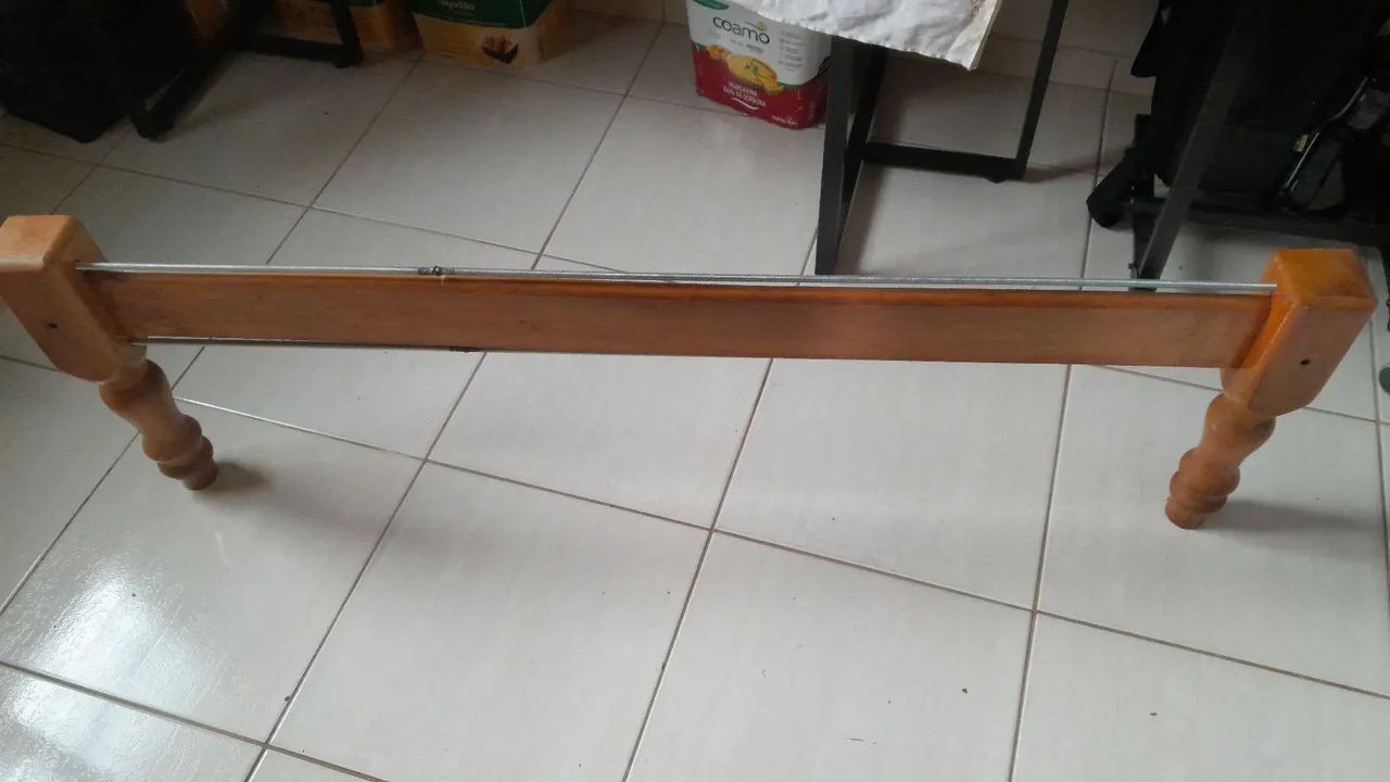 Cama casal em madeira 1,38x188 - Foto 3