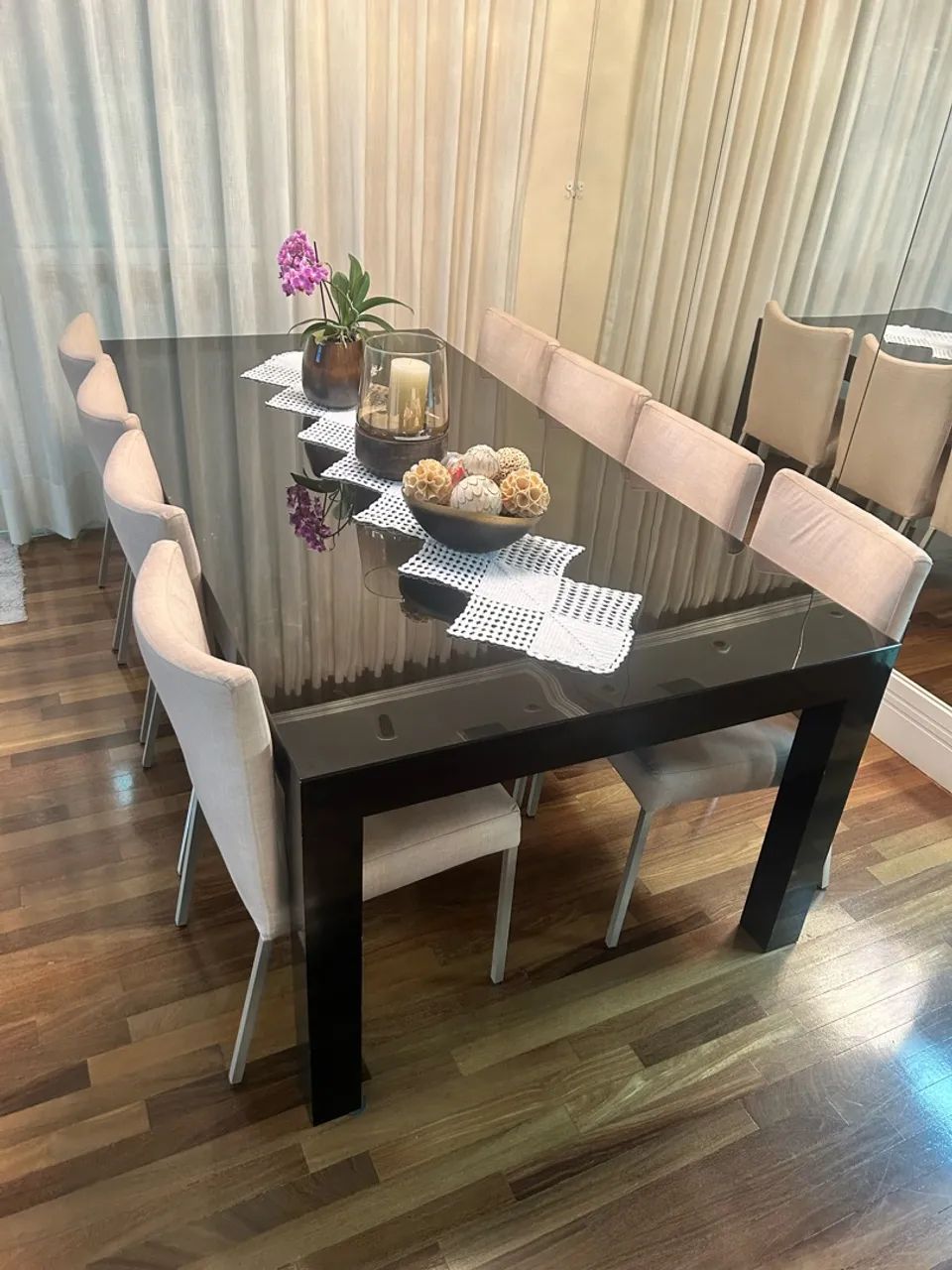 Mesa em laca preta  - Foto 2