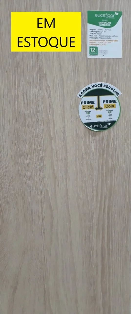 Piso laminado click com instalação - Foto 2