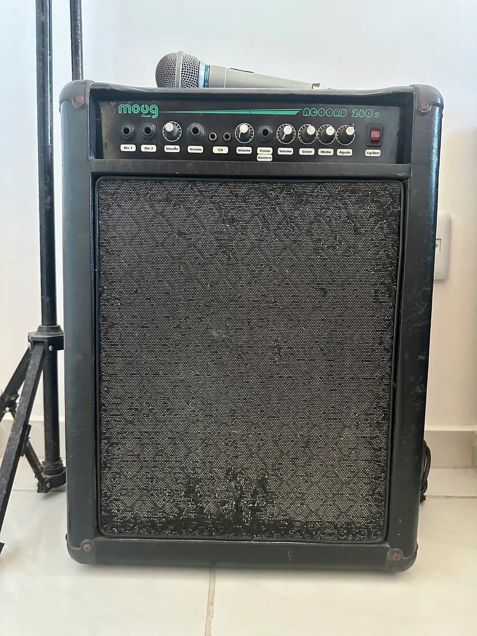 Caixa Amplificada + Microfone  - Foto 2
