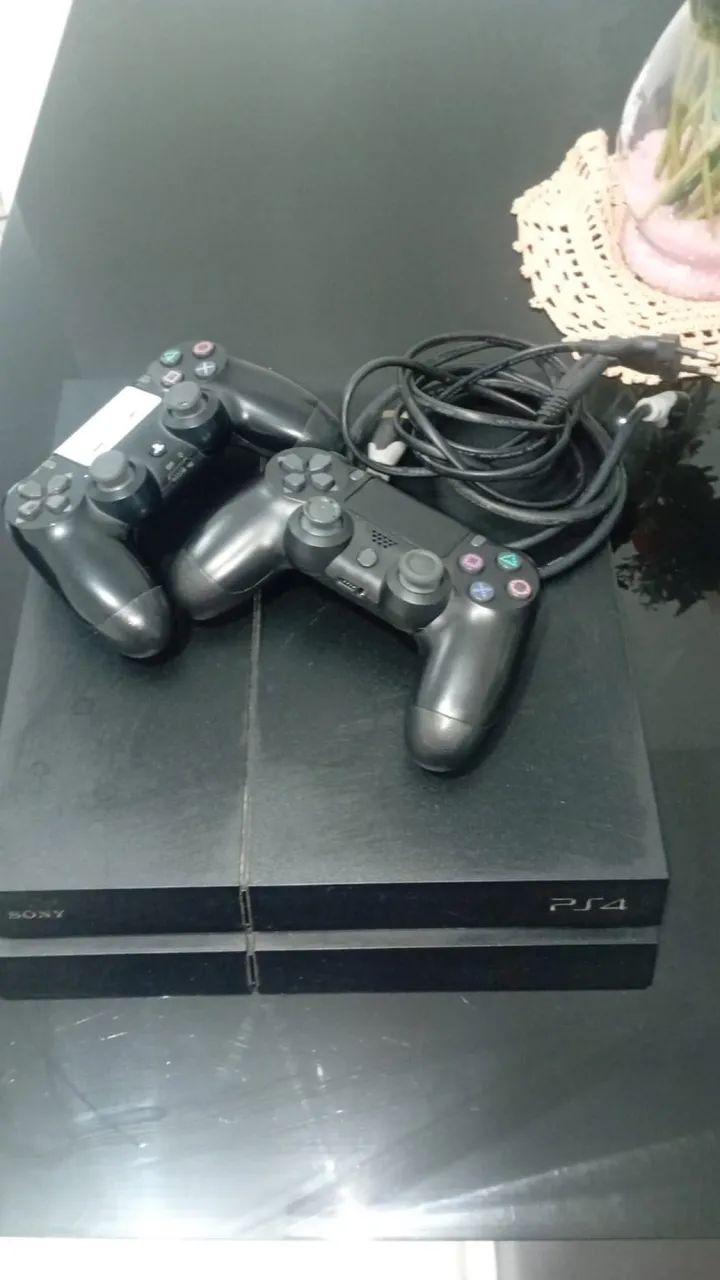 PS4 FAT + 2 CONTROLES + JOGOS - Foto 2