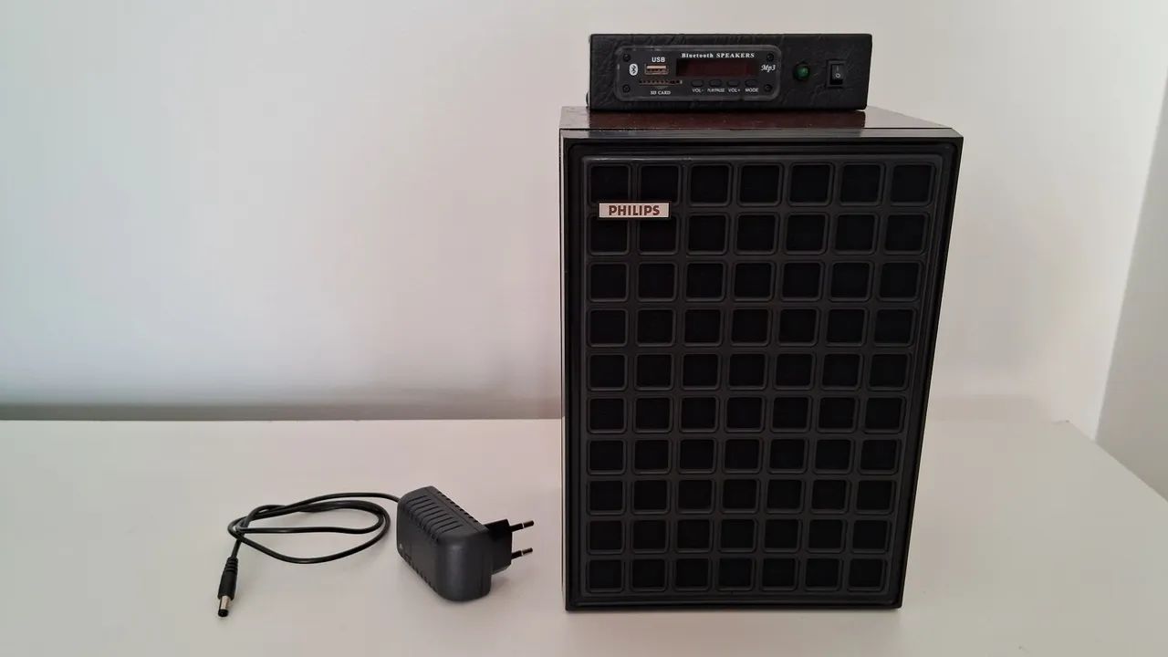 Caixa antiga para som ambiente com Bluetooth  - Foto 3