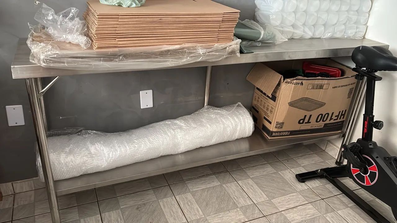 Pia e bancada de inox - Foto 2