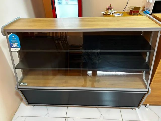 Balcão Expositor Vitrine para lanchonete, padaria, etc. 1,40m - Foto 2