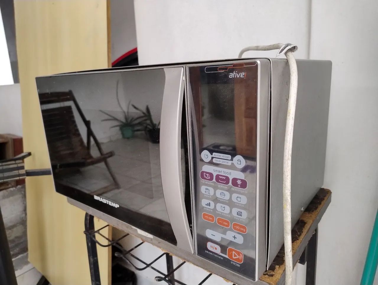 Microondas com defeito 