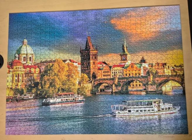 Quebra-cabeça 1000 peças - Praga (Grow)   - Foto 2