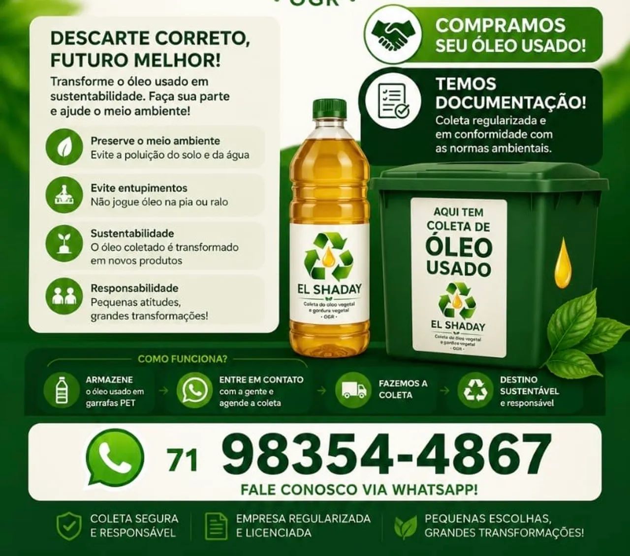 Compramos óleo e azeite usados - Foto 3