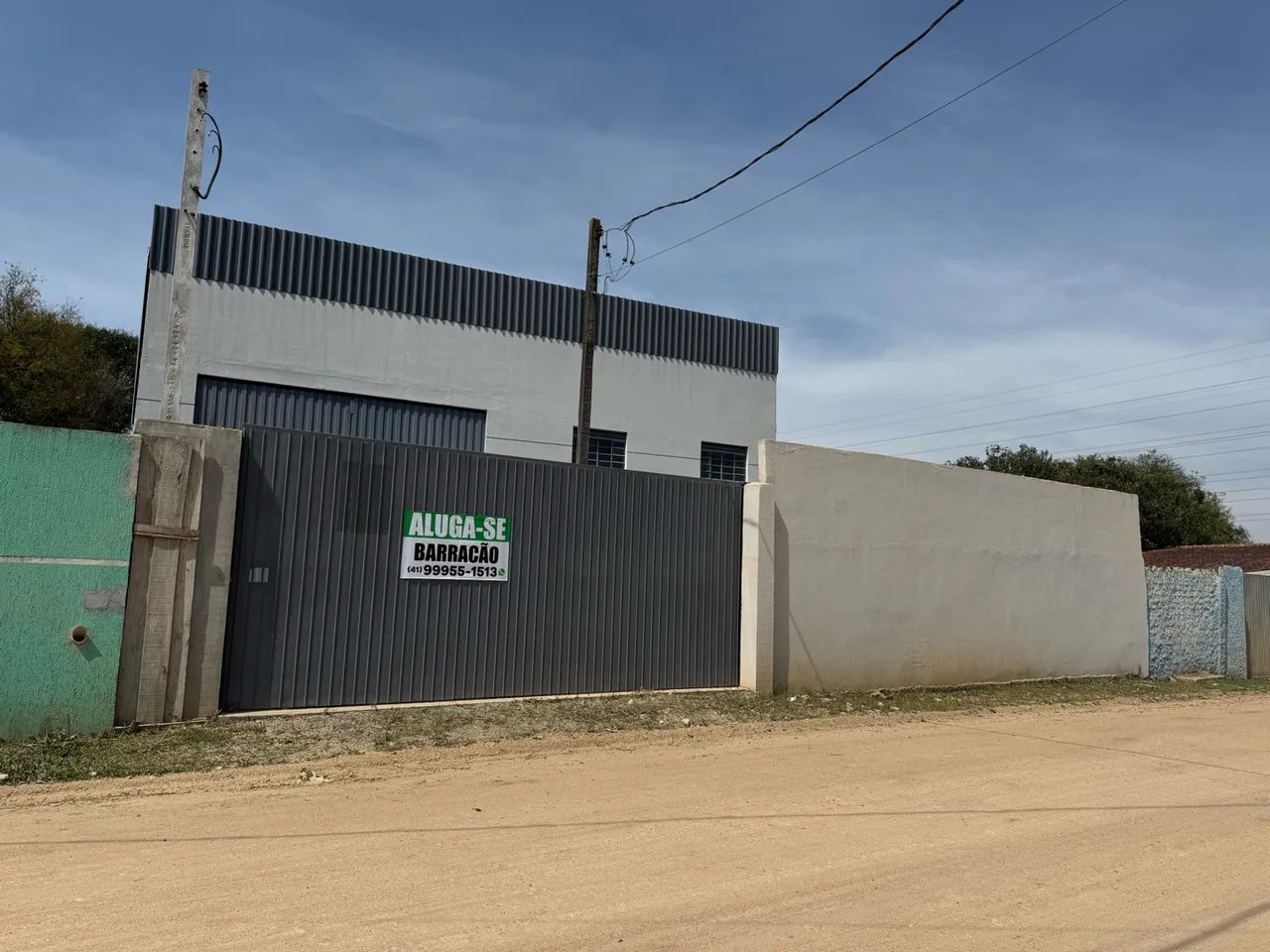 Alugo barracão industrial 