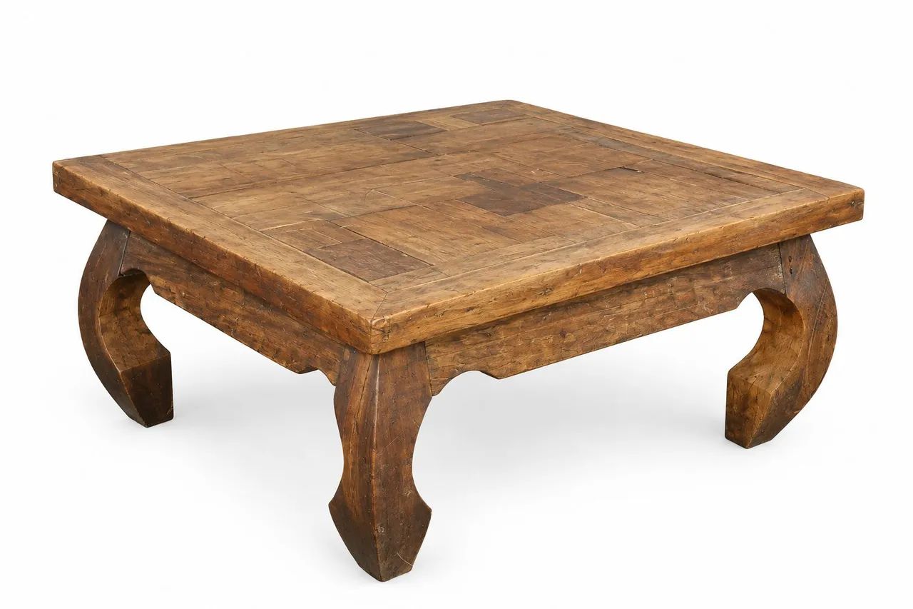 Mesa de centro em madeira rústica