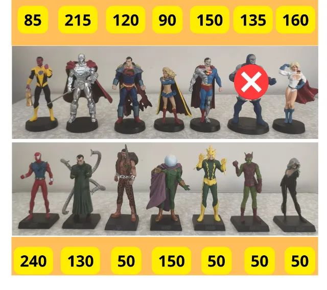 Mega Coleção Miniaturas Eaglemoss Marvel e DC + Fascículo - Lote ou separadas - Foto 3