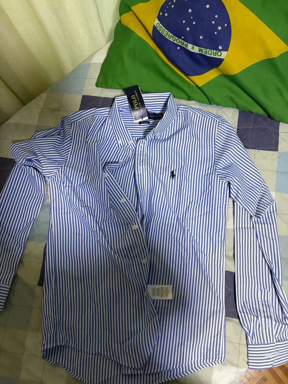 Camisa ralph Lauren listrada - Foto 2