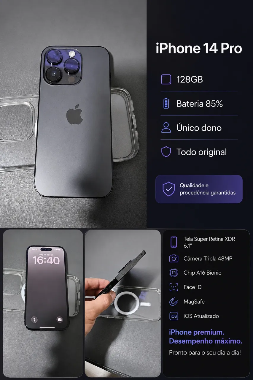 IPHONE 14 PRO 128G - Celulares e Smartphones - Barra do Ceará
