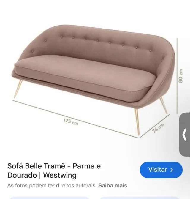 Sofa pé palito