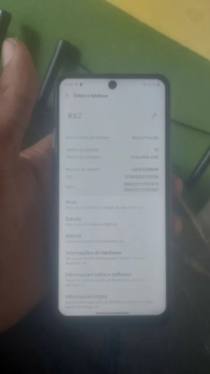 LG K62 