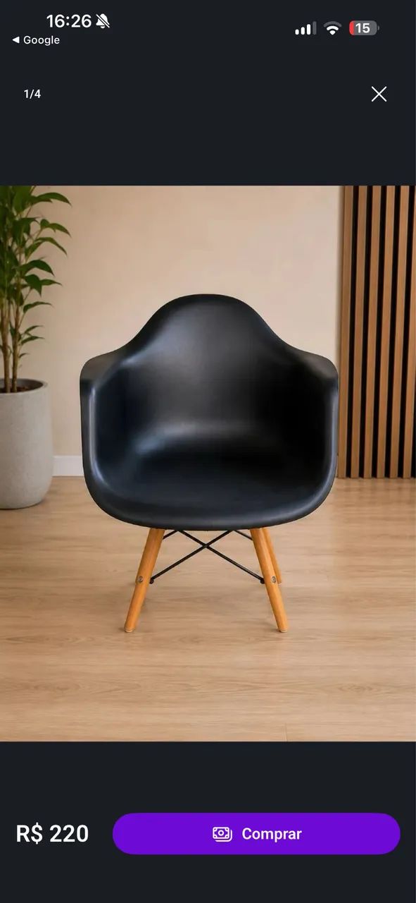 Poltrona Design Eames - Foto 4