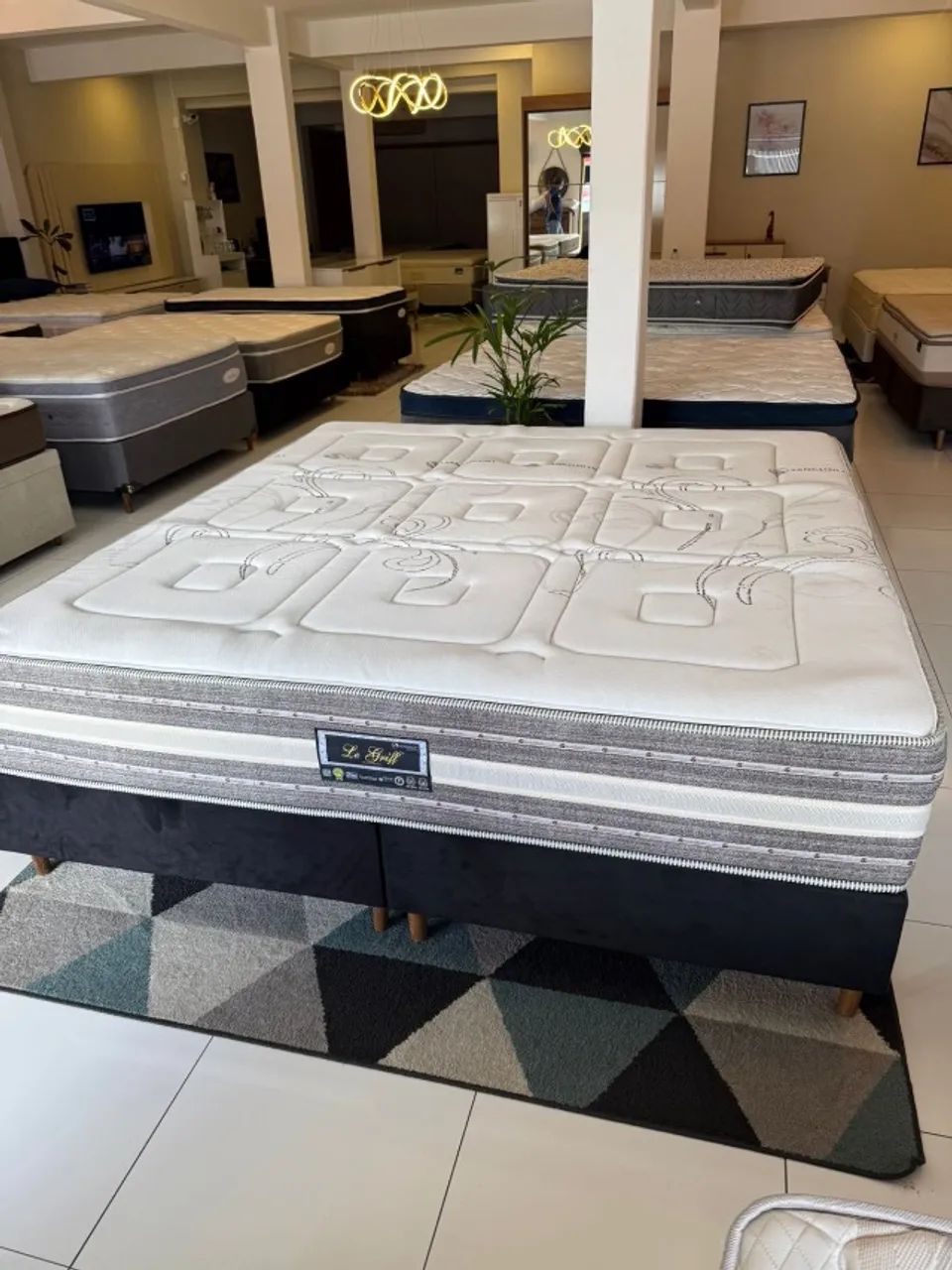 Cama box SUPER KING NOVO - ENTREGA GRÁTIS! 