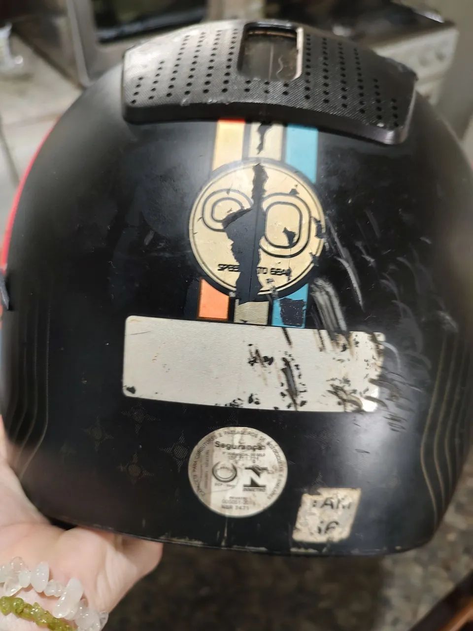 Capacete de Moto Usado - Foto 4