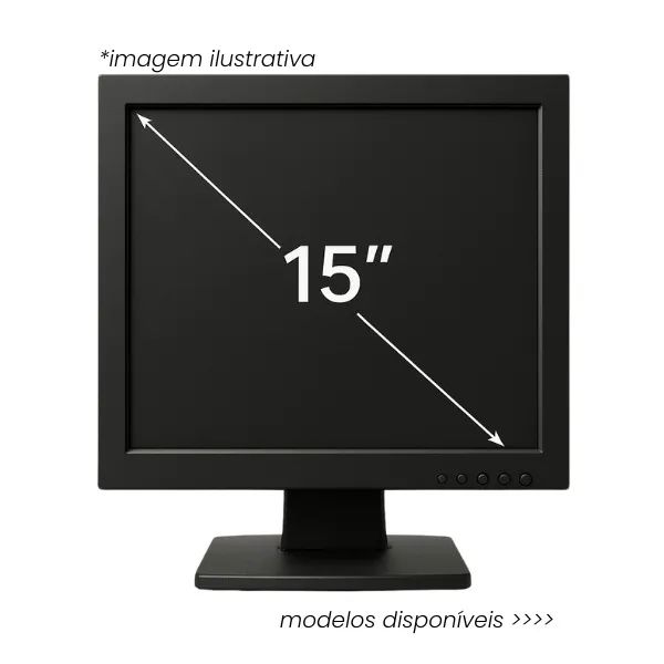Monitor de 15 Polegadas