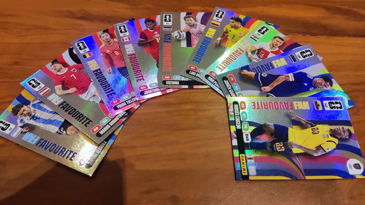 Cards Adrenalyn XL da Copa do Mundo 2026. - Foto 3
