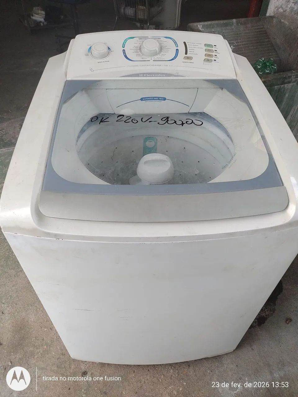 LAVADORA ELECTROLUX LT12F 220V