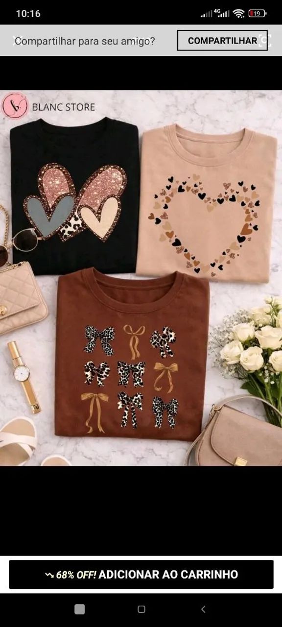 Blusa feminina de algodão  - Foto 5