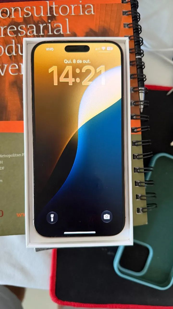 IPhone 16 Pro Max com caixa em estado de novo Titanio Natural - Foto 2