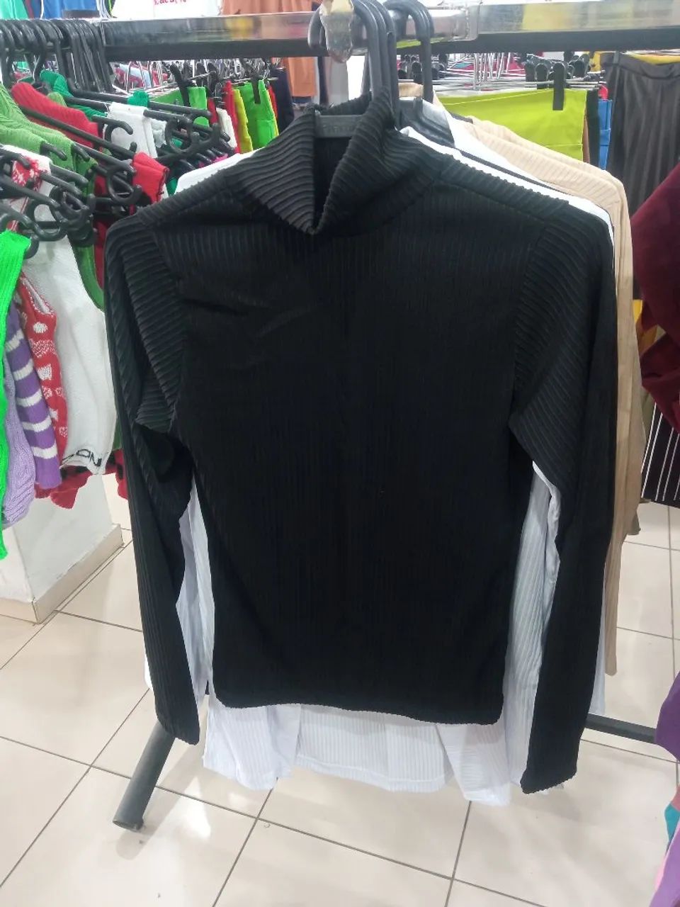 Blusa de manga longa 