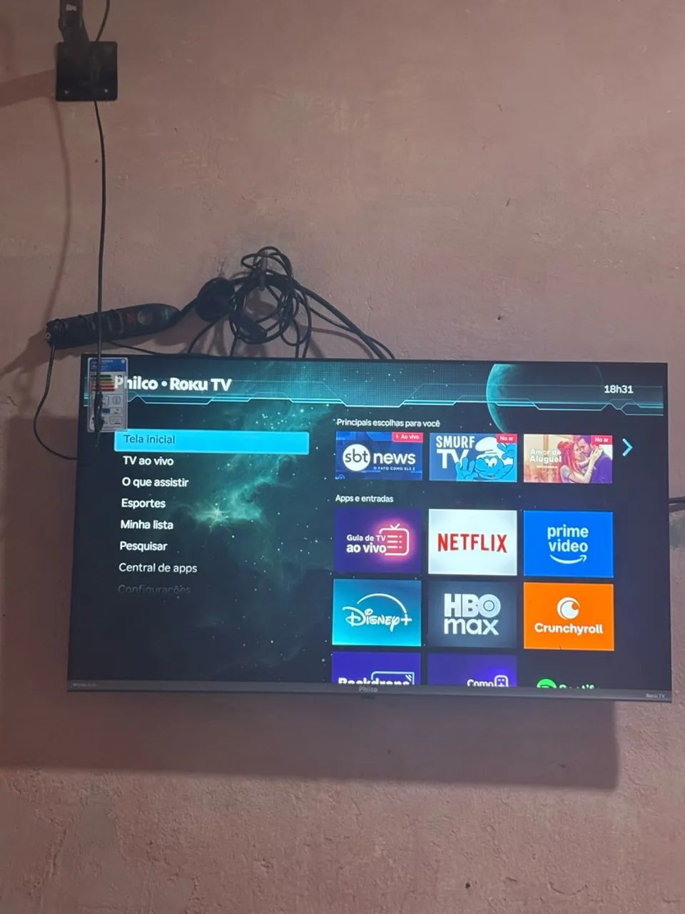 Vendo tv smart completa 40 polegadas dois meses de uso - Foto 3
