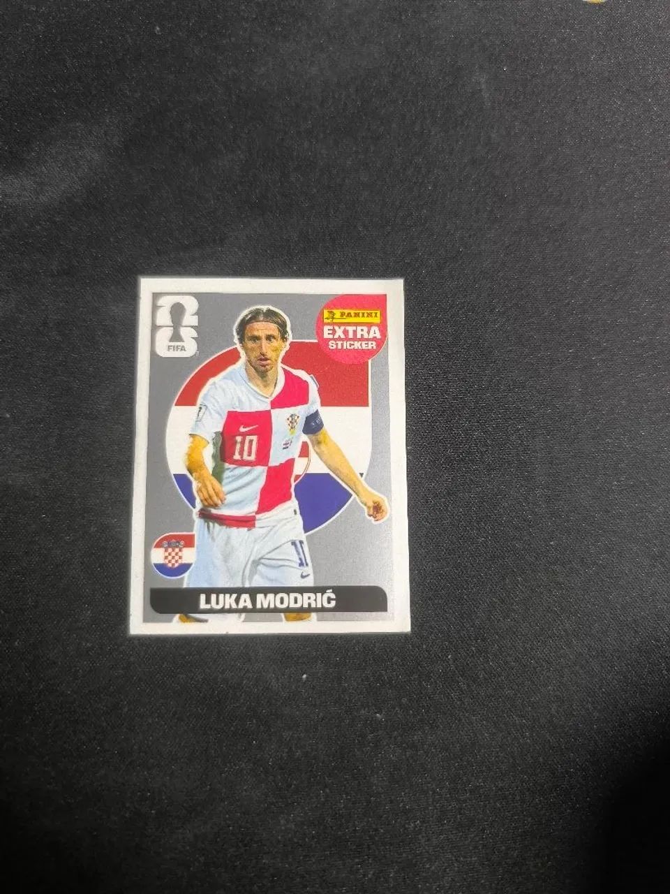 Figurinha Panini Extra Sticker Luka Modri? Prata 