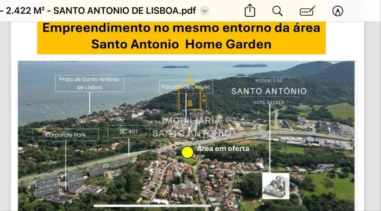 TERRENO à venda, Santo Antônio de Lisboa - Florianópolis/SC - Foto 5
