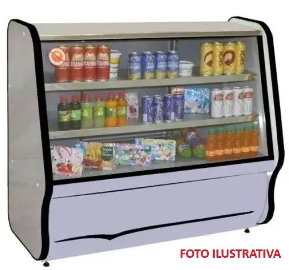Balcão Expositor Horizontal Refrigerado, 1,45m, Termisa 