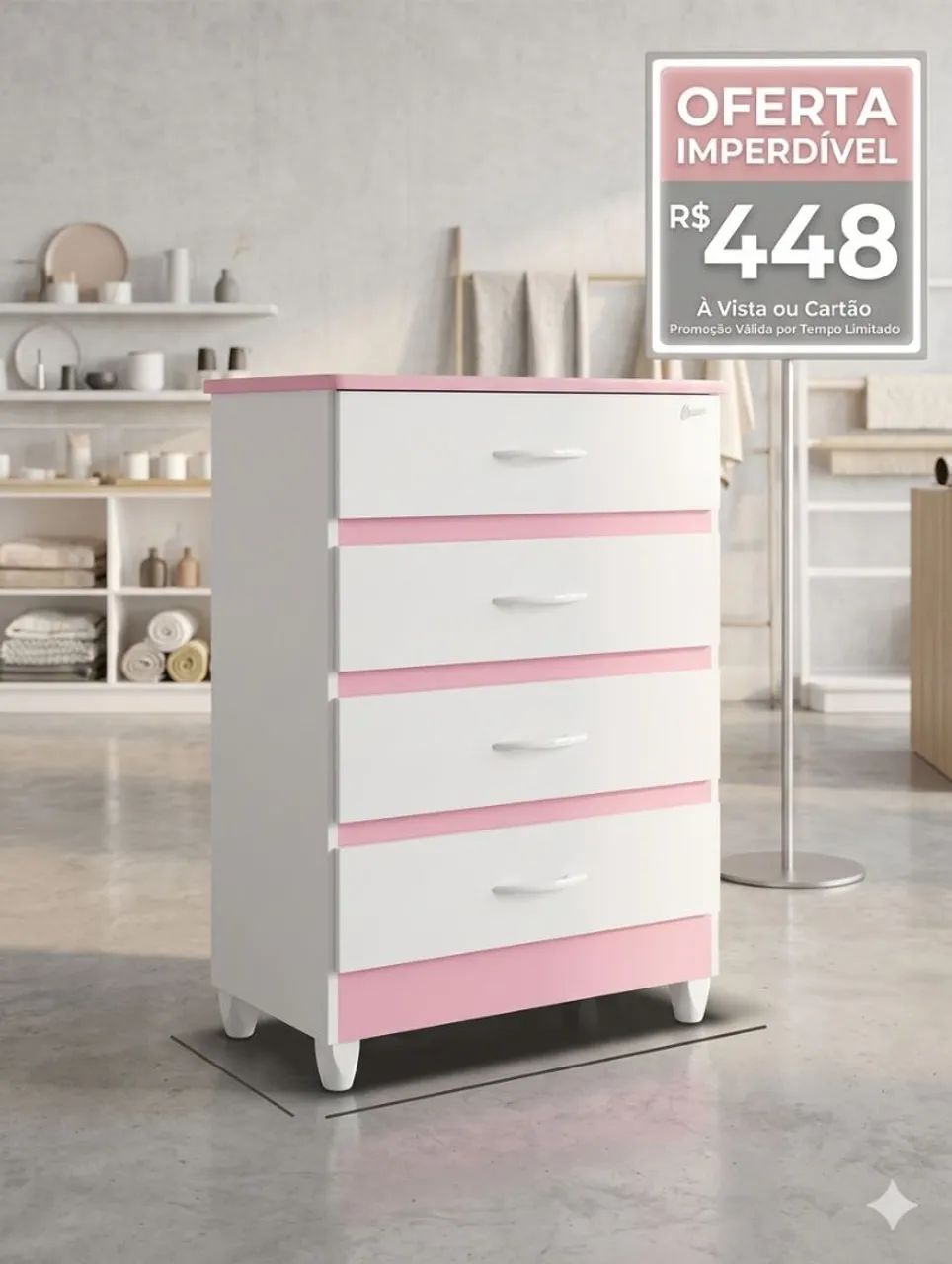 Cômodas infantis de mdf - Foto 3