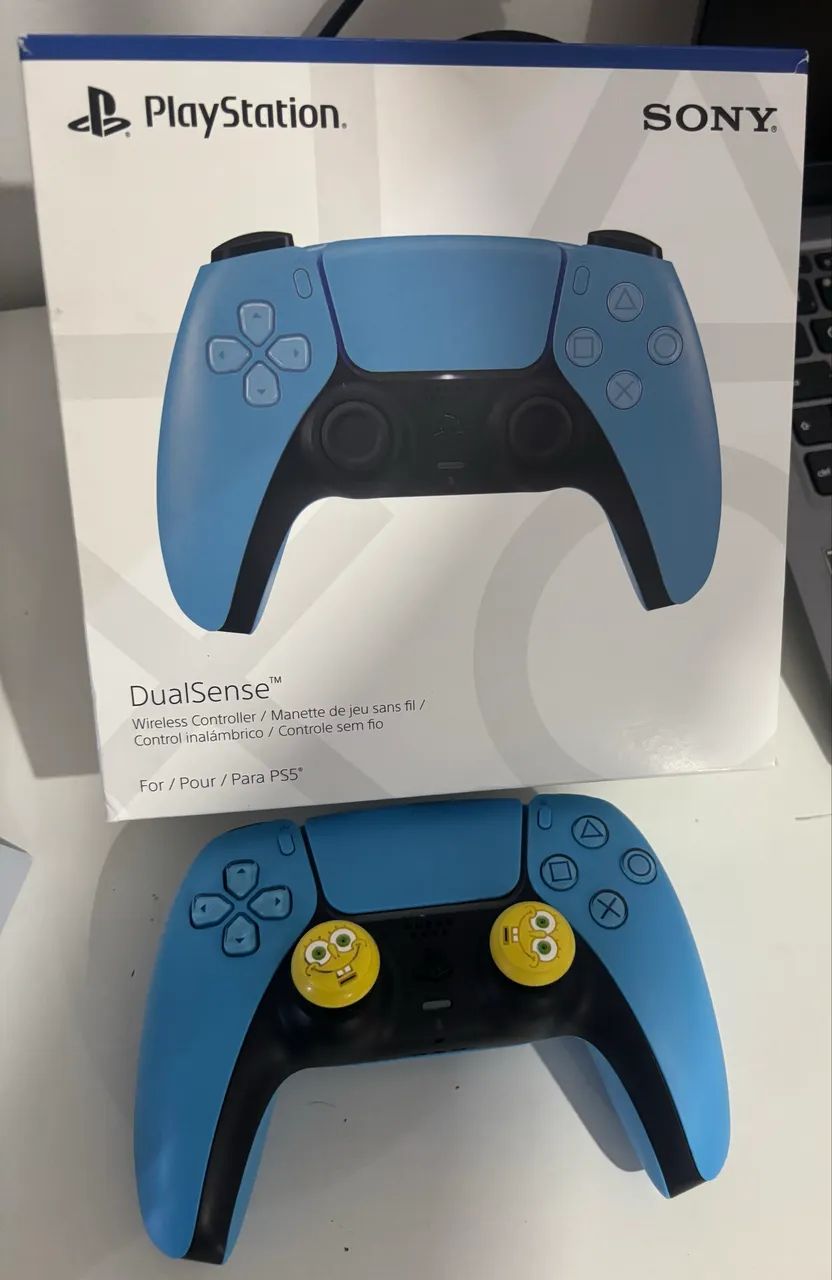Controle + base de carregamento PS5 - Foto 5