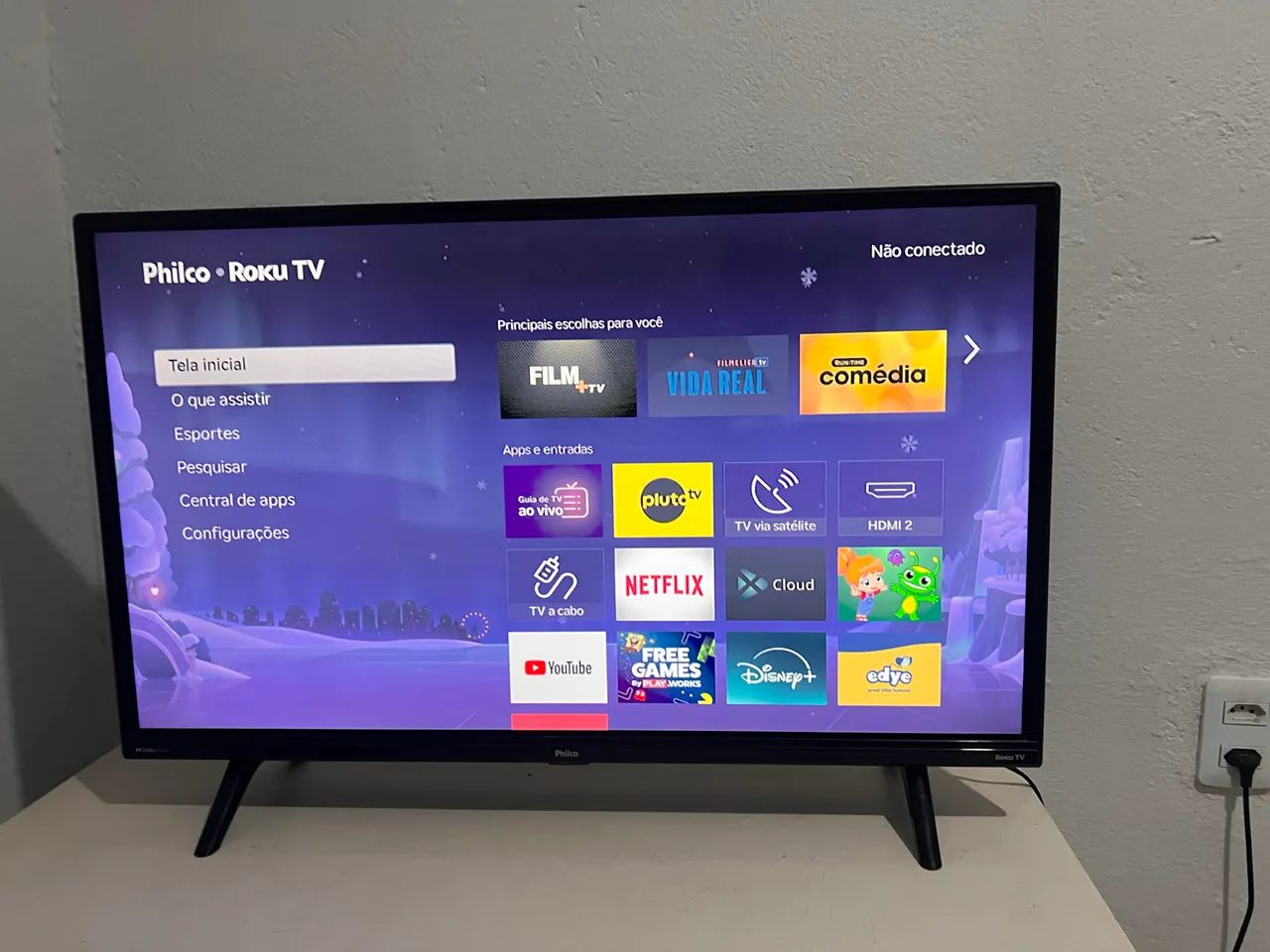 Tv Philco 32 polegadas smart sistema roku tv - Foto 2