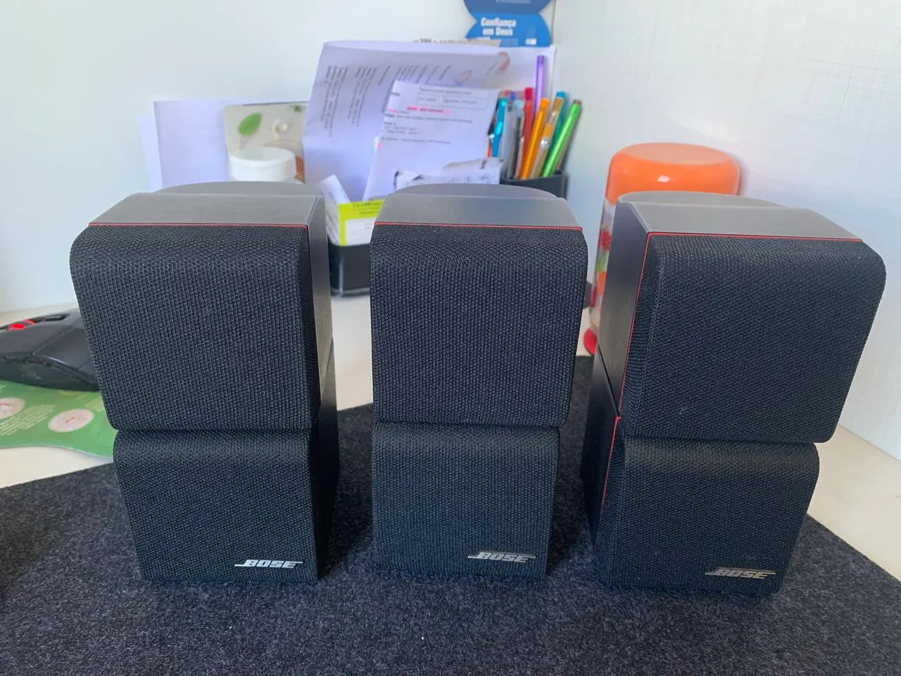 Sistema de som Bose Acoustimass 7 excelente estado preto 50 hz a