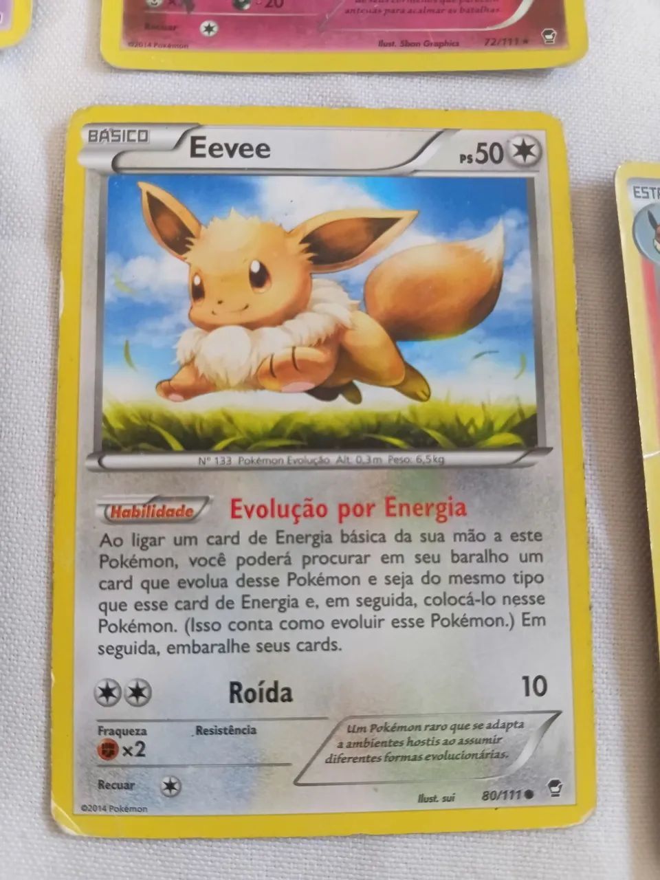 Cartas pokémon evee com as 8 evoluções - Foto 2