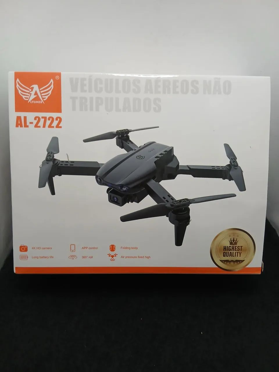 DRONE ALTOMEX AL-2722 CÂMERA DUPLA 2 BATERIAS. * NOVO * - Foto 4