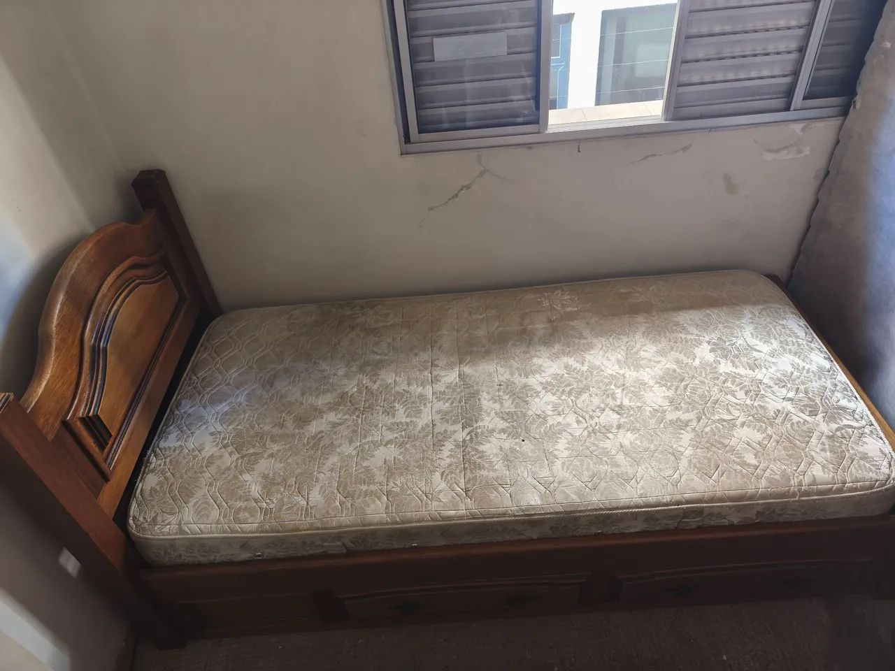Cama solteiro madeira maciça  - Foto 2